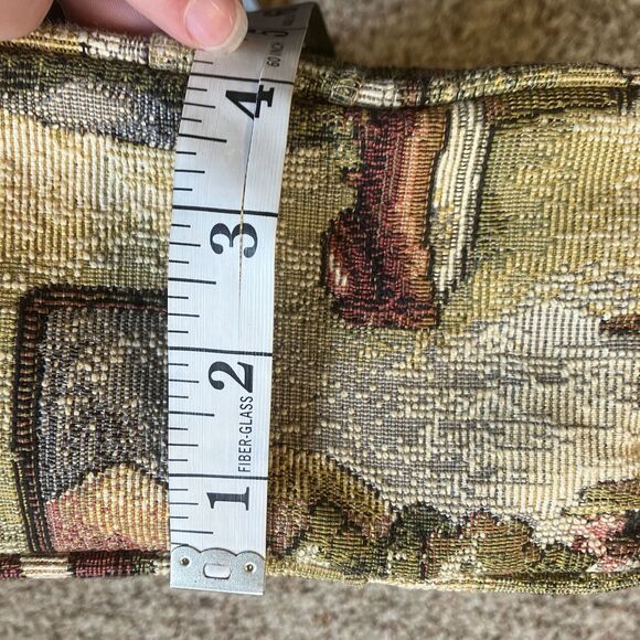 New American Industries Golfer Tapestry Bag Golf Pouch Zipper Artsy Woman Zip - Picture 14 of 14